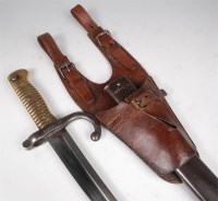 Lot 268 - A French model 1866 Chassepot bayonet, having...