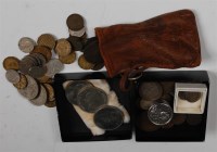 Lot 111 - Mixed lot of 19th century and later silver,...