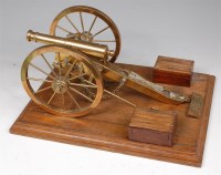 Lot 279 - A precision built brass scale model of a...