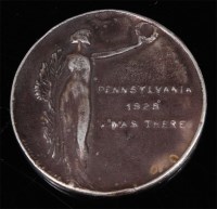 Lot 286 - A Ku Klux Klan 1928 Pennsylvania medal.