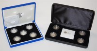 Lot 147 - Great Britain, cased Royal Mint silver proof...