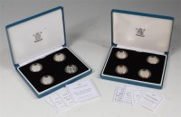 Lot 165 - Great Britain, cased set of four silver proof...