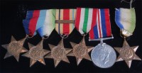 Lot 312 - A WW II medal group to include 1939-45 Star,...