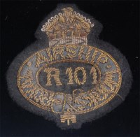 Lot 349 - A Royal Airship Works R101 Officer's bullion...