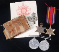 Lot 363 - A WW II medal group to include 1939-45 Star,...