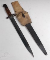 Lot 385 - A British 1903 pattern bayonet, the 30.5cm...