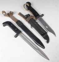 Lot 390 - A Russian AK-47 bayonet, having a 20cm single...