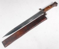 Lot 392 - A British 1888 Mk I bayonet, the 30cm blade...