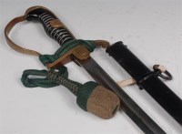 Lot 444 - A German Third Reich Army Officer's sword, the...