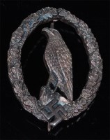 Lot 447 - A German Luftwaffe Retired pilots badge,...