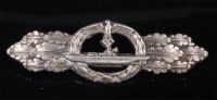 Lot 449 - A German U-Boat Close Combat clasp.