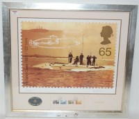 Lot 455 - A Royal Mail Royal Navy Submarine stamp poster,...