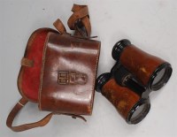 Lot 464 - A pair of early 20th century leather clad...