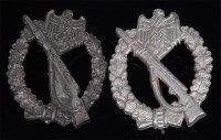 Lot 470 - A German Infantry Assault badge, together with...