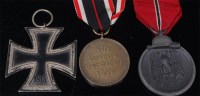 Lot 478 - A WW II German Iron Cross 2nd Class, together...