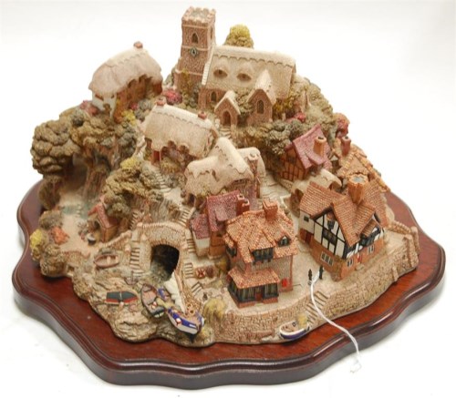 Lot 129 - A large Lilliput Lane model of St Peter's Cove...