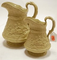 Lot 198 - A Victorian Ridgeways and Co jug, relief...