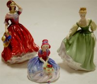 Lot 199 - A Paragon figurine 'Spring' A55; together with...