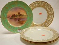 Lot 201 - A Royal Doulton cabinet plate, having...