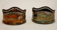 Lot 224 - A pair of early 20th century pierced silver...
