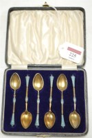 Lot 225 - A set of six early 20th century Norwegian...