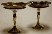 Lot 226 - A pair of early 20th century sterling silver...