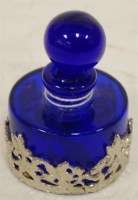 Lot 265 - An early 20th century Bristol Blue style glass...