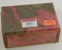 Lot 267 - A mid-20th century polished hardstone and...