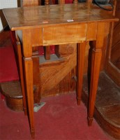 Lot 1094 - A 19th century Continental satinwood single...