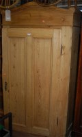 Lot 1124 - A late 19th century French pine single door...