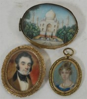 Lot 324 - 19th century English school - Portrait of a...
