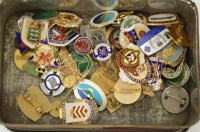 Lot 333 - A small collection of enamelled badges to...