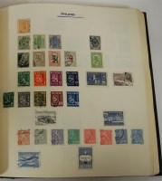 Lot 343 - A box of Stanley Gibbons stamp albums and...