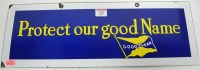 Lot 362 - A modern enamelled sign for Goodyear Tyres