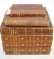 Lot 370 - Three leather bound volumes Old & New London,...