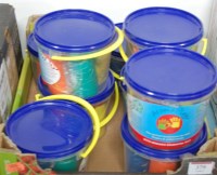 Lot 379 - A box of assorted child's Aromaplay Play-doh