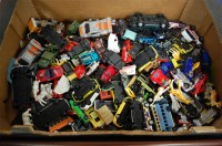 Lot 382 - A box of assorted playworn modern issue...