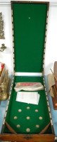 Lot 388 - An early 20th century mahogany cased bagatelle...