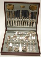 Lot 239 - A Viners six place setting silver plated...