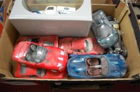Lot 426 - A box of modern issue diecast toy vehicles to...
