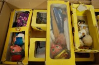 Lot 465 - Five various boxed Pelham puppets to include...