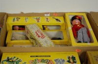 Lot 470 - Four various Pelham puppets to include...
