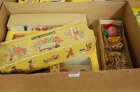 Lot 472 - Five various boxed Pelham puppets to include...