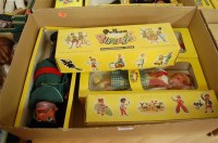 Lot 473 - Five various boxed Pelham puppets to include...