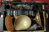 Lot 480 - A box of miscellaneous items to include a pair...