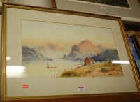 Lot 1020 - Edwin Earp (1851-1945) - Figures and cottages...