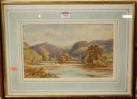 Lot 1044 - Attributed to J R Cozens - Cattle watering in...