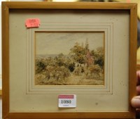 Lot 1080 - Thomas Churchyard (1798-1865) - Cottage by a...