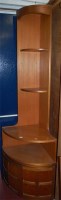 Lot 1086 - A Nathan teak freestanding corner unit
