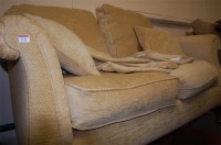 Lot 1141 - A modern upholstered two seater sofa